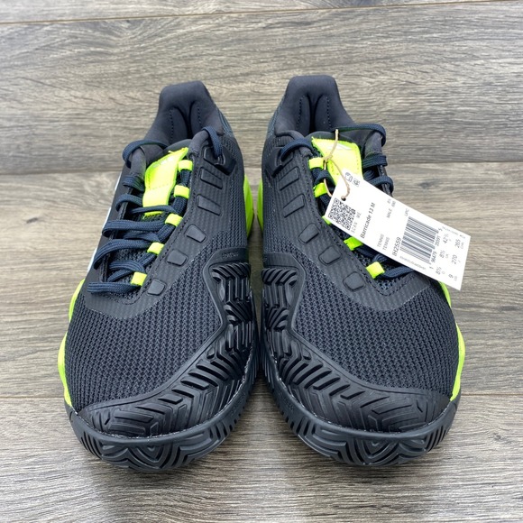 Adidas Barricade 13 M Mens Tennis Shoes Black Neon Yellow IH2559 Size 9 NEW main image 5